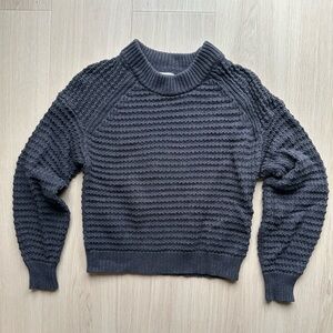 Universal Threads Charcoal Knit Long Sleeve Sweater Women’s Medium